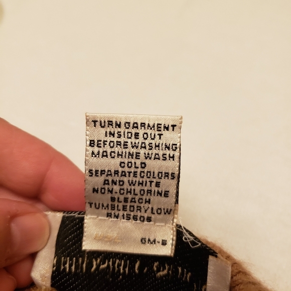 Vintage Hampshire Studio Tan Mock Neck Sweater - Picture 7 of 12